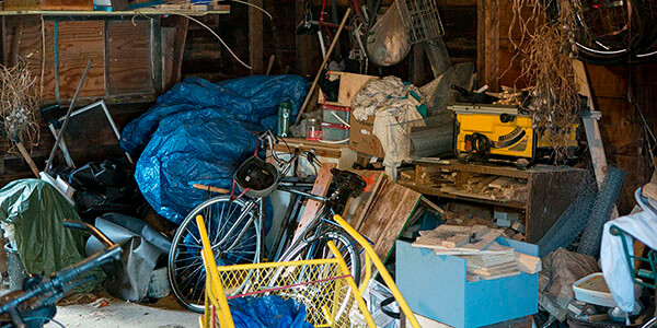 Messy garage